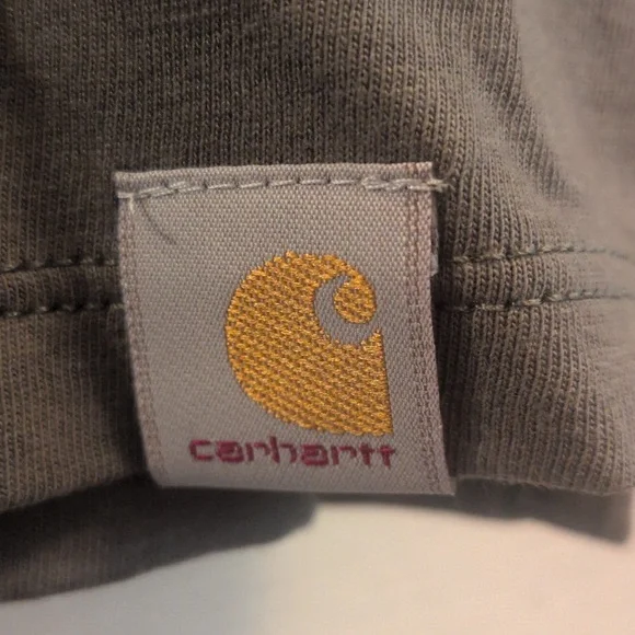 Carhartt Women's Olive V-Neck Tee - Picture 5 of 6